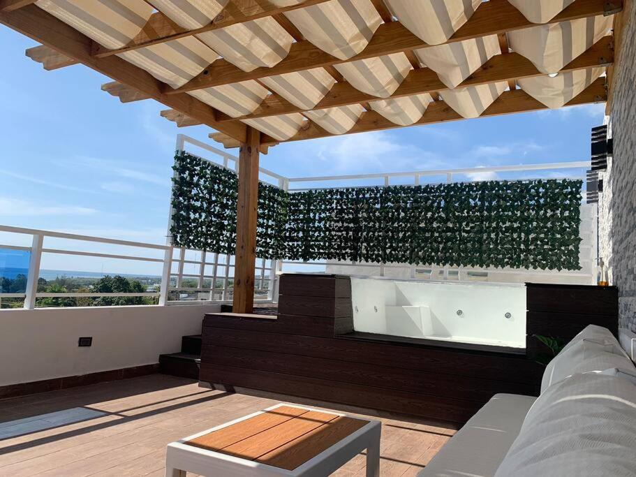 Apart. Bbq, Jacuzzi Y Vista Al Mar, 4Hb/Ac. Lejlighed Barahona Eksteriør billede